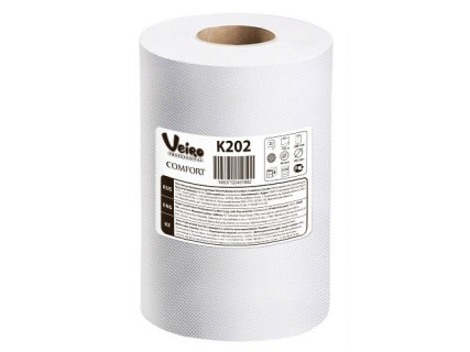 Veiro Professional Comfort полотенца бумажные в рулонах белые 2 слоя 160 метров